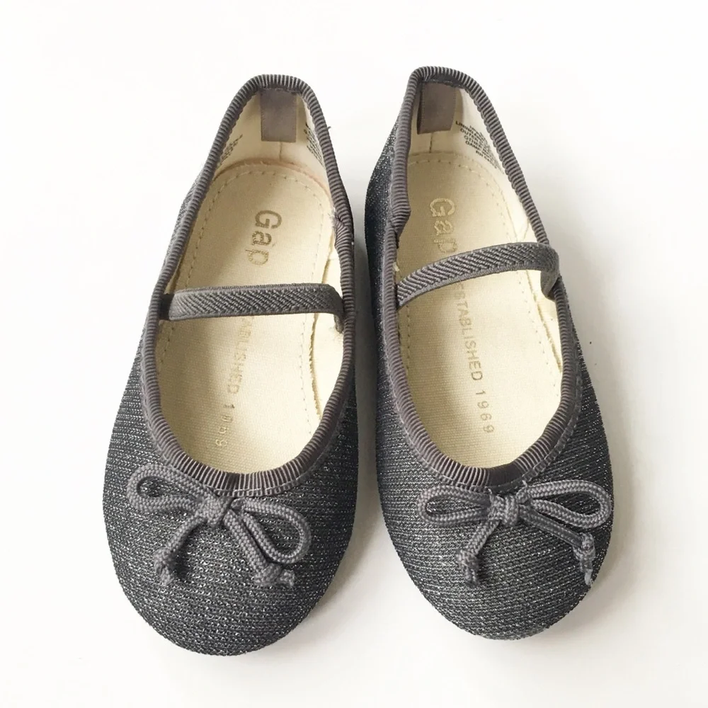Like New BabyGap Sparkly Ballerina Shoes